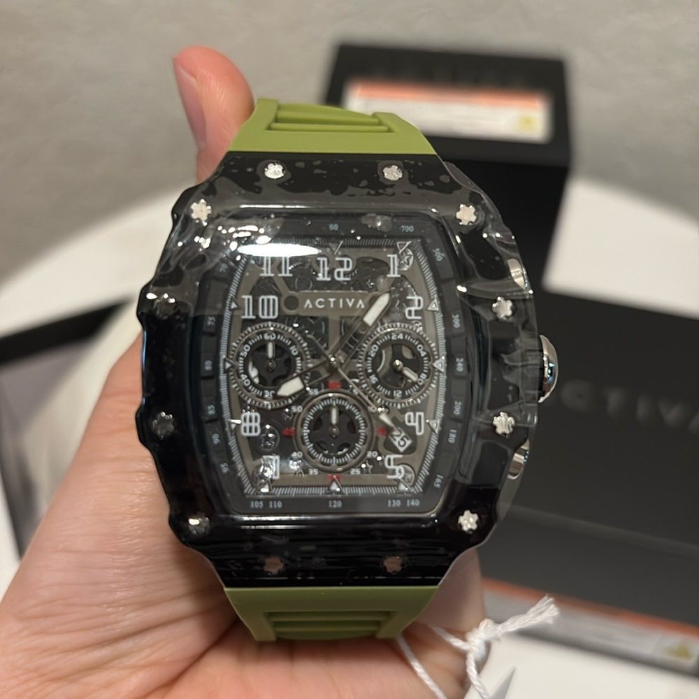 NWT Activa X Invicta Men's Watch - 44.3mm, Green - Picture 6 of 8